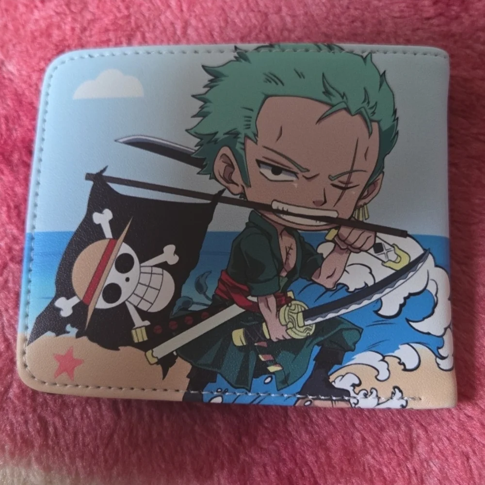 New One Piece Anime Manga Leather Wallet